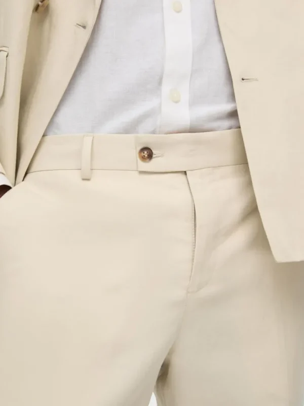 Bukser | Jakkesæt & Blazers>SELECTED STRAIGHT FIT BUKSER Beige