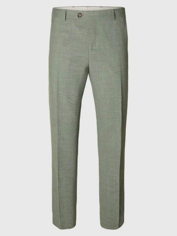 Bukser | Jakkesæt & Blazers>SELECTED STRAIGHT FIT HABITBUKSER Green