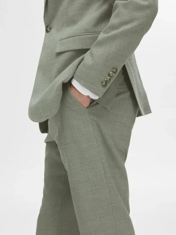 Bukser | Jakkesæt & Blazers>SELECTED STRAIGHT FIT HABITBUKSER Green