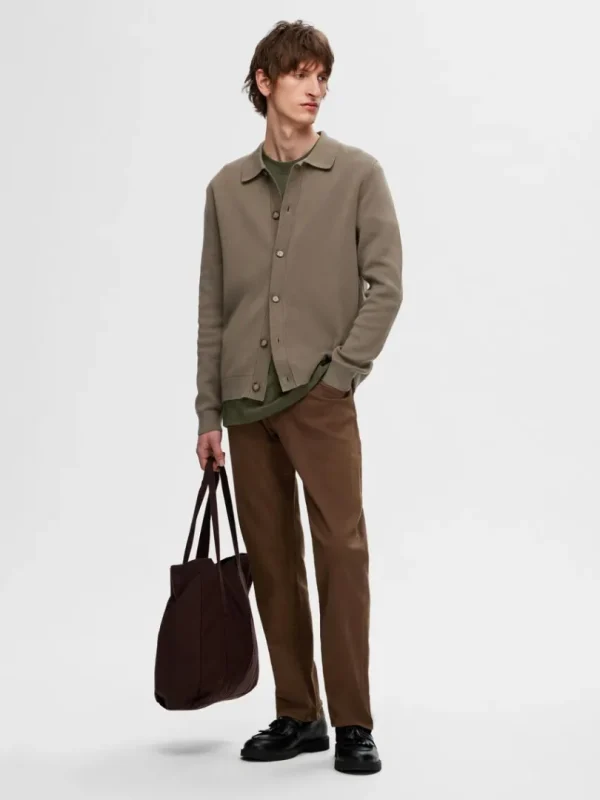 Jeans>SELECTED 196 STRAIGHT FIT JEANS Brown