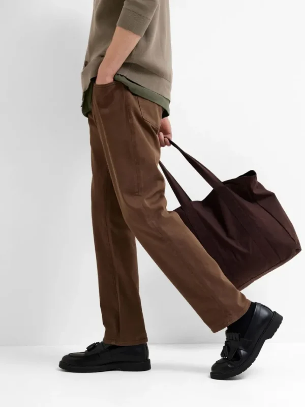 Jeans>SELECTED 196 STRAIGHT FIT JEANS Brown