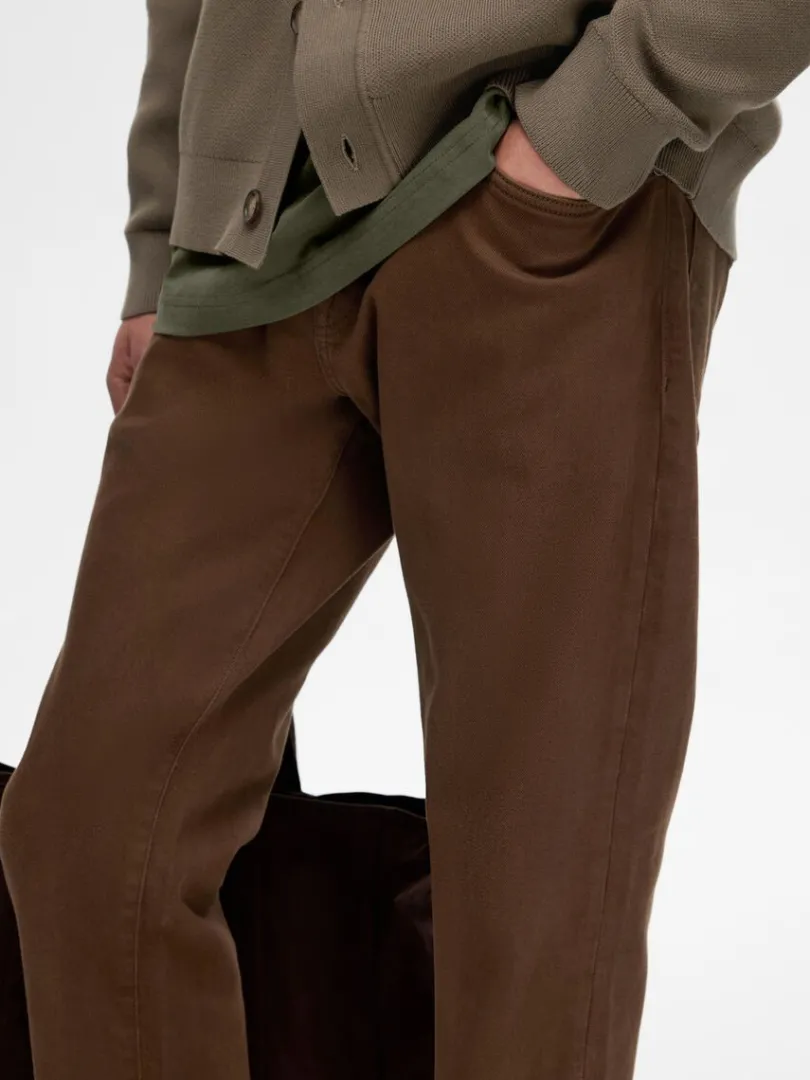 straight_fit_jeans_5.webp Jeans>SELECTED 196 STRAIGHT FIT JEANS Brown