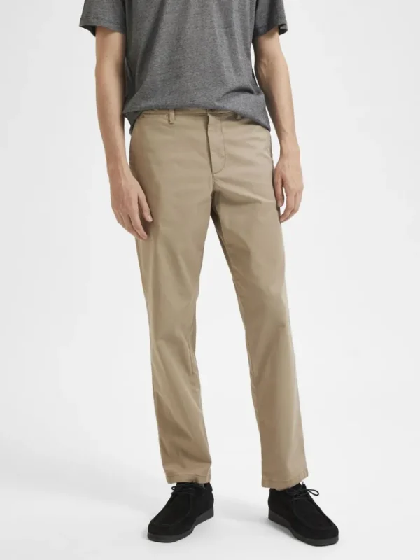 Bukser>SELECTED 196 STRAIGHT FLEX CHINOS Brown