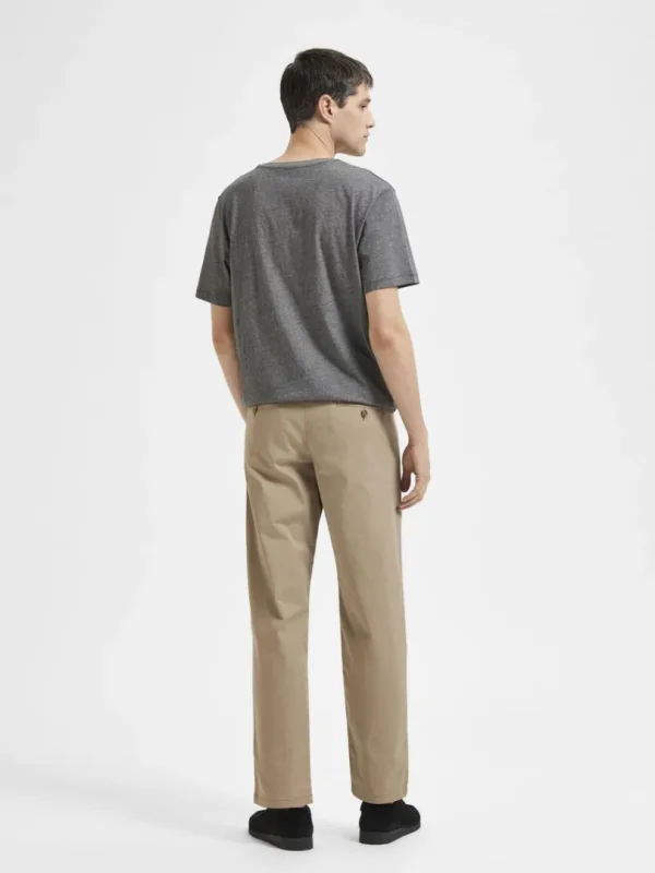 Bukser>SELECTED 196 STRAIGHT FLEX CHINOS Brown