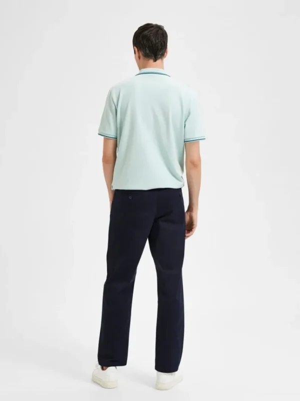 Bukser>SELECTED 196 STRAIGHT FLEX CHINOS Blue