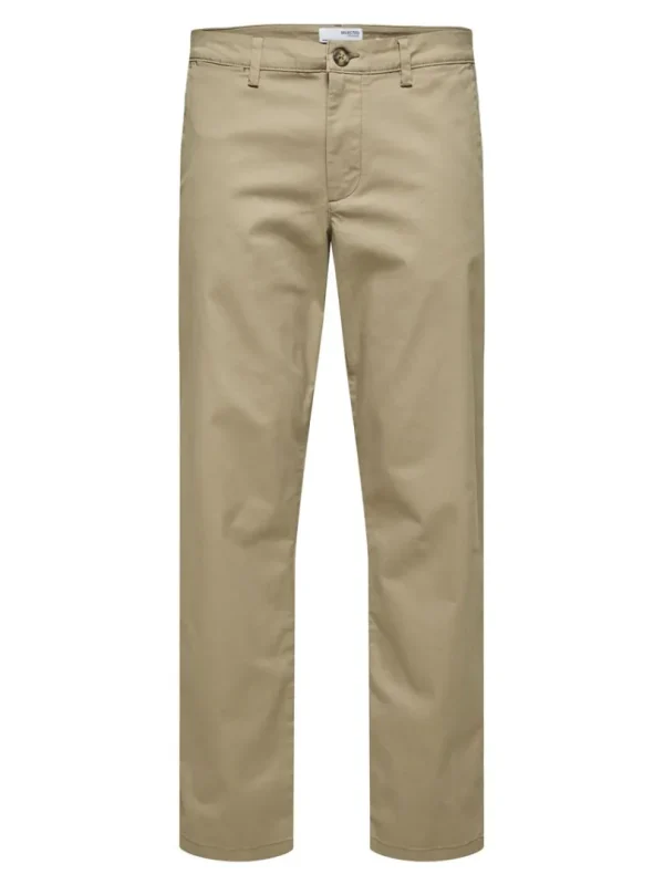Bukser>SELECTED 196 STRAIGHT FLEX CHINOS Brown