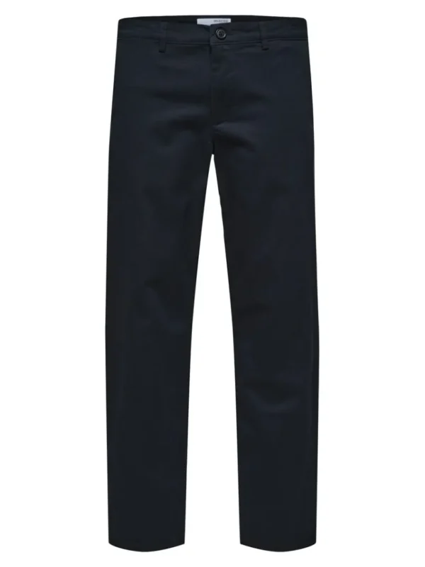 Bukser>SELECTED 196 STRAIGHT FLEX CHINOS Blue