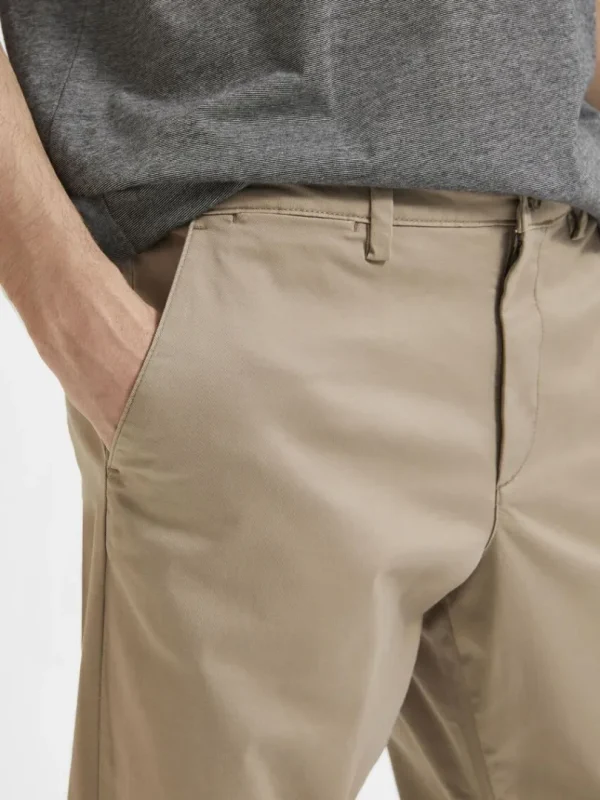 Bukser>SELECTED 196 STRAIGHT FLEX CHINOS Brown