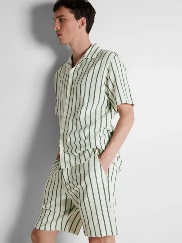 Shorts>SELECTED STRIBEDE SHORTS Green