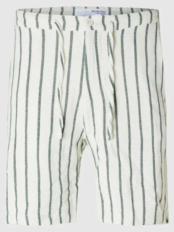 Shorts>SELECTED STRIBEDE SHORTS Green