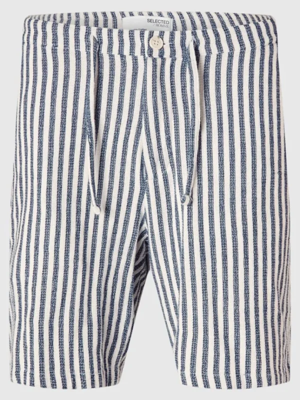 Shorts>SELECTED STRIBEDE SHORTS Blue