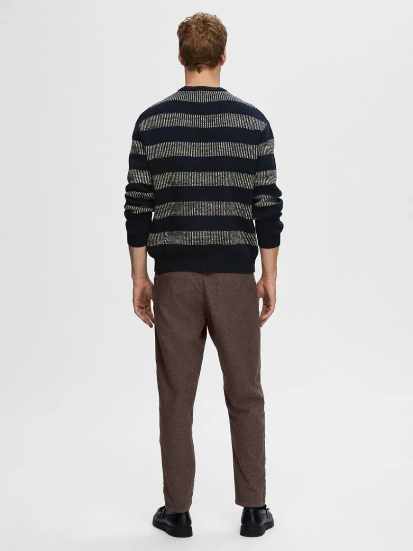 stribet_bomuld_pullover_5.webp Strik>SELECTED STRIBET BOMULD PULLOVER Blue