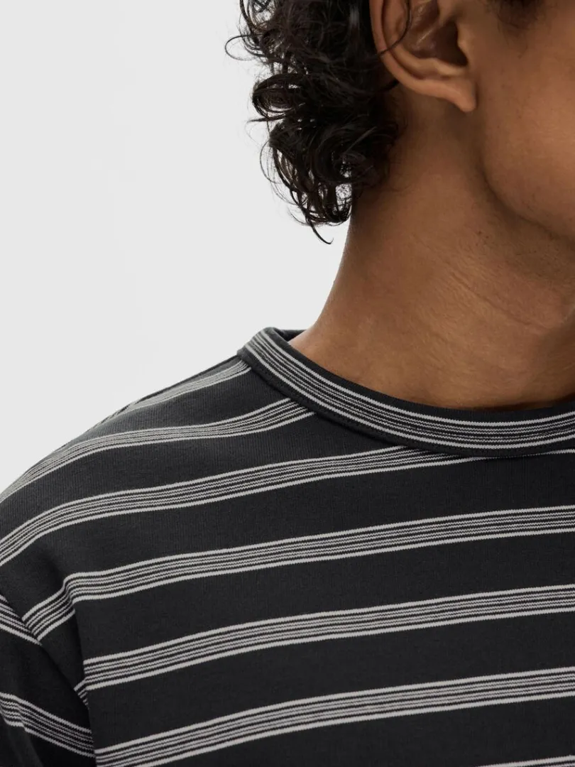 stribet_bomuld_sweatshirt_5.webp Hættetrøjer & Sweatshirts>SELECTED STRIBET BOMULD SWEATSHIRT Blue