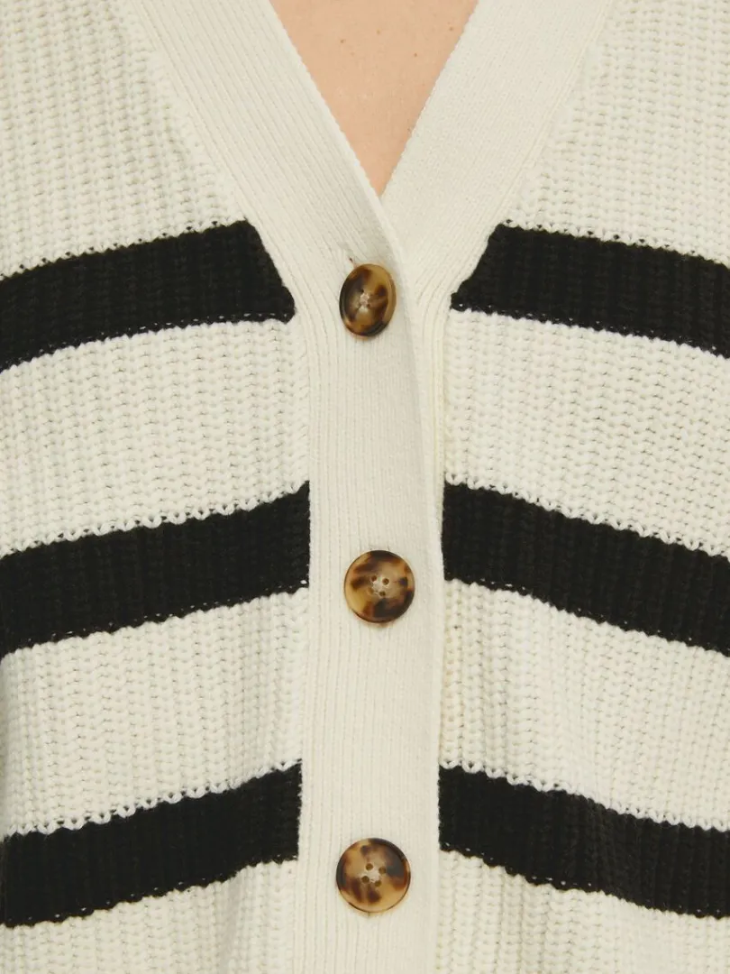 stribet_cardigan_3.webp Strik>SELECTED STRIBET CARDIGAN White