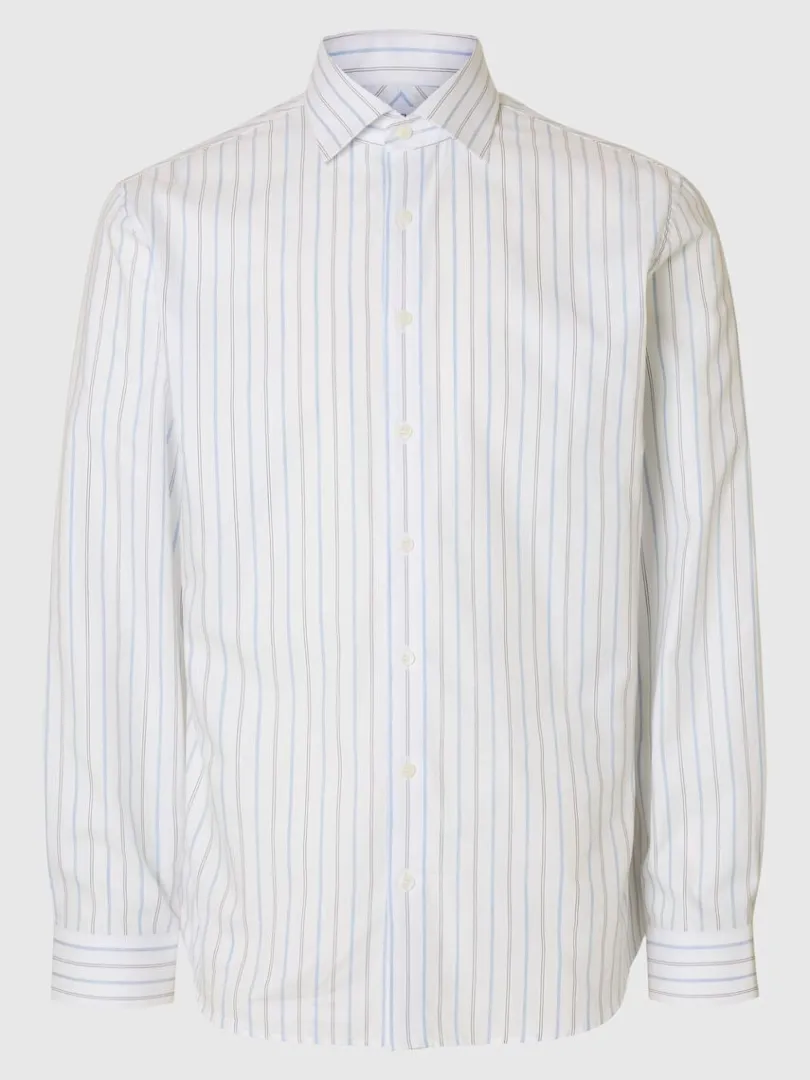 stribet_slim_fit_shirt_4-1.webp Skjorter>SELECTED STRIBET SLIM FIT SHIRT White