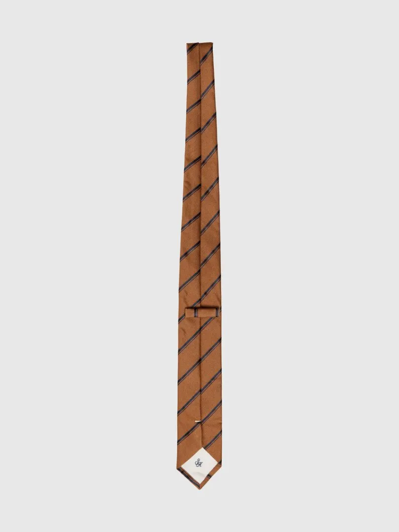 stribet_slips_1-7.webp Accessories | Jakkesæt & Blazers>SELECTED STRIBET SLIPS Orange