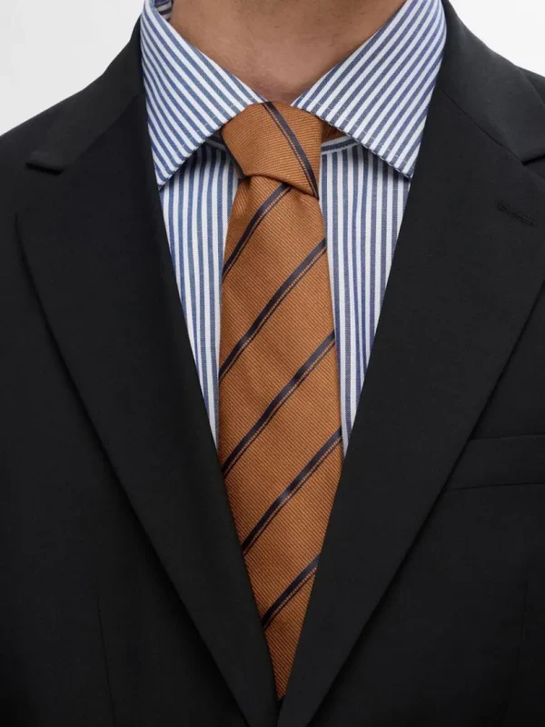 Accessories | Jakkesæt & Blazers>SELECTED STRIBET SLIPS Orange