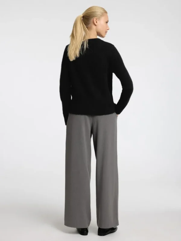 Strik>SELECTED STRIKKET CARDIGAN Black