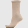 Accessories>SELECTED STRIKKET GLIMMER STRØMPER Beige