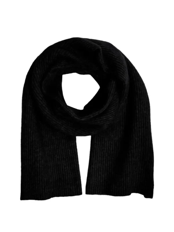 Accessories>SELECTED STRIKKET HALSTØRKLÆDE Black