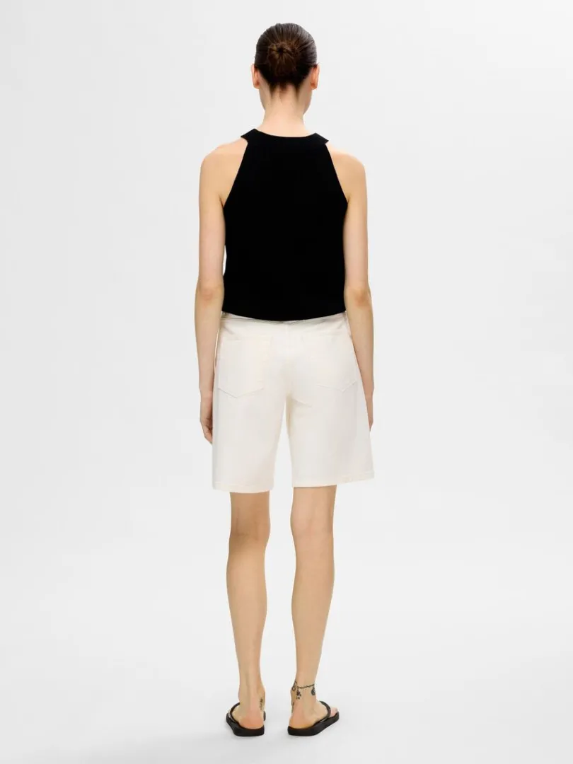 strikket_halterneck_top_4.webp Toppe Og Bluser | Strik>SELECTED STRIKKET HALTERNECK TOP Black