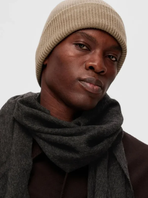 Accessories>SELECTED STRIKKET HUE Brown