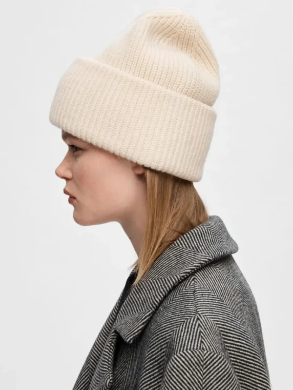 Accessories>SELECTED STRIKKET HUE Beige