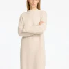 Kjoler | Strik>SELECTED STRIKKET KORT KJOLE Beige