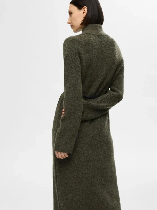 Kjoler | Strik>SELECTED STRIKKET MAXIKJOLE Green