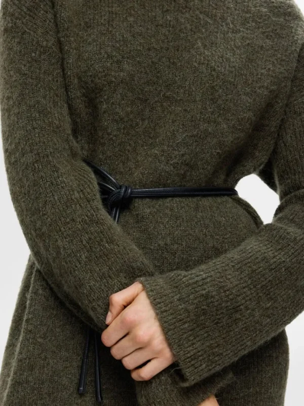 Kjoler | Strik>SELECTED STRIKKET MAXIKJOLE Green
