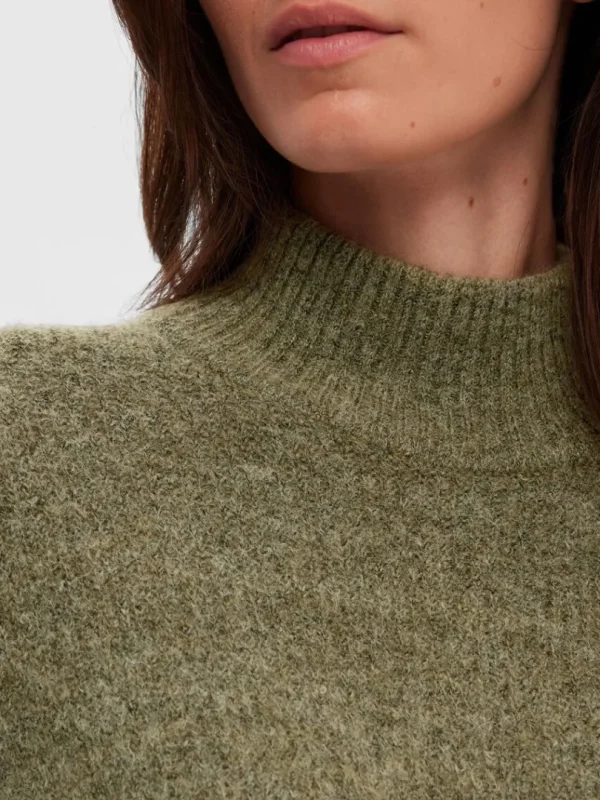 Kjoler | Strik>SELECTED STRIKKET MAXIKJOLE Green