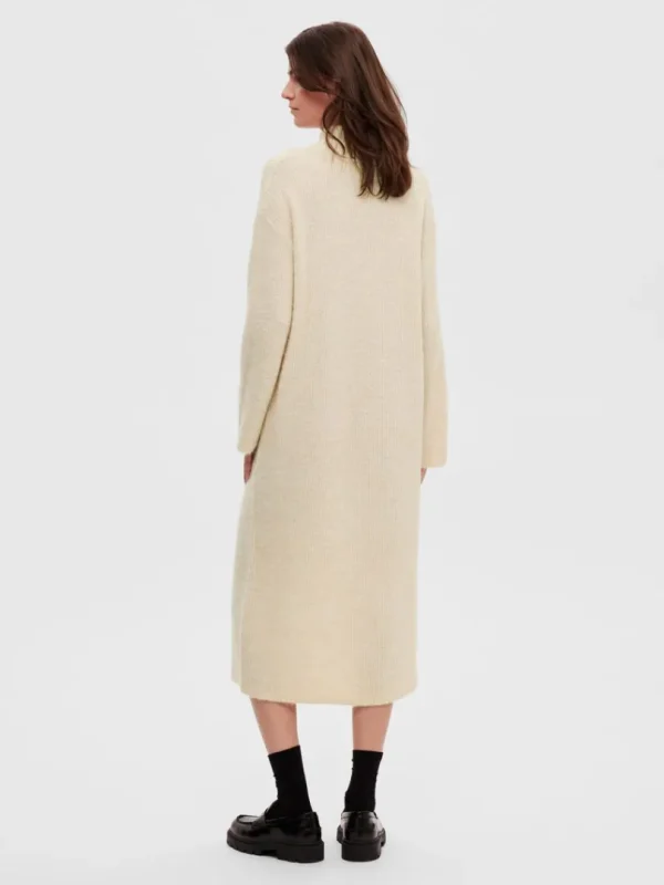 Kjoler | Strik>SELECTED STRIKKET MAXIKJOLE Beige