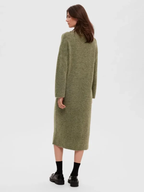 Kjoler | Strik>SELECTED STRIKKET MAXIKJOLE Green