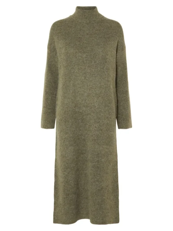 Kjoler | Strik>SELECTED STRIKKET MAXIKJOLE Green