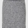 Nederdele>SELECTED STRIKKET MININEDERDEL Grey