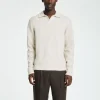 Poloer>SELECTED STRIKKET POLO Beige
