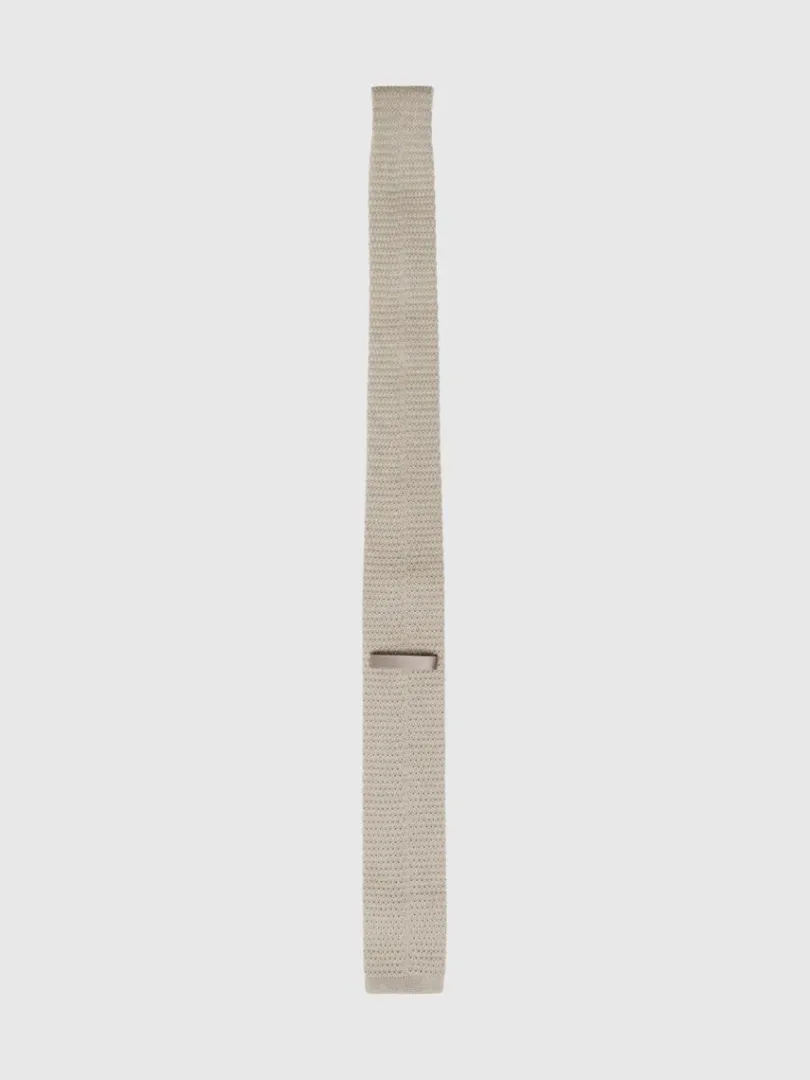 strikket_slips_1-2.webp Accessories | Jakkesæt & Blazers>SELECTED STRIKKET SLIPS Beige