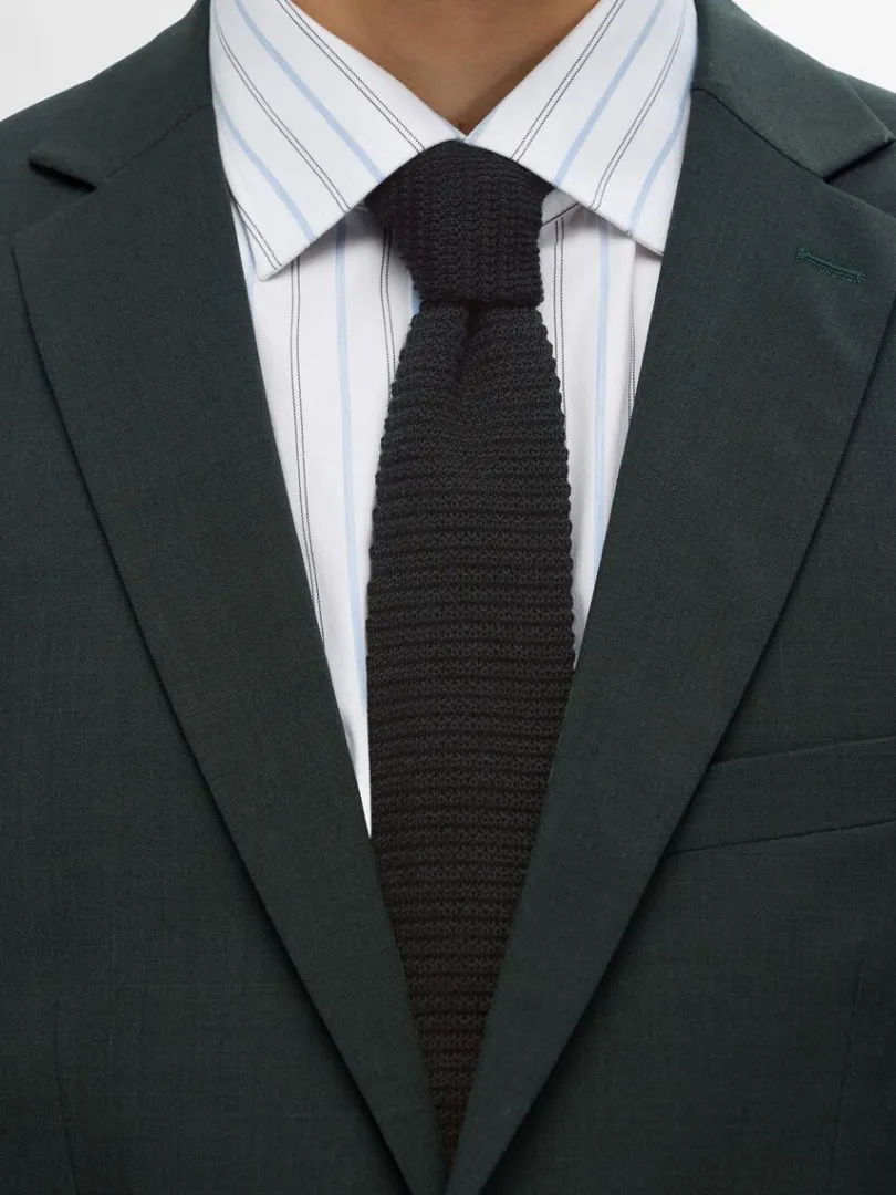 strikket_slips_2-2.webp Accessories | Jakkesæt & Blazers>SELECTED STRIKKET SLIPS Black