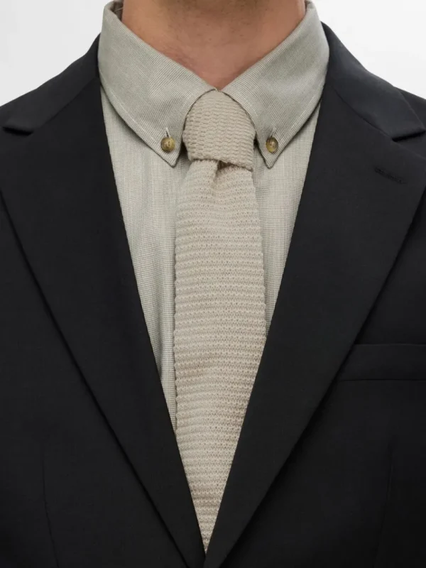 Accessories | Jakkesæt & Blazers>SELECTED STRIKKET SLIPS Beige