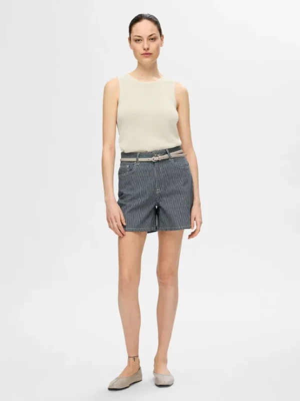 Toppe Og Bluser | Strik>SELECTED STRIKKET TANKTOP Beige