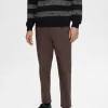 Bukser>SELECTED TAPERED SNØRE BUKSER Brown