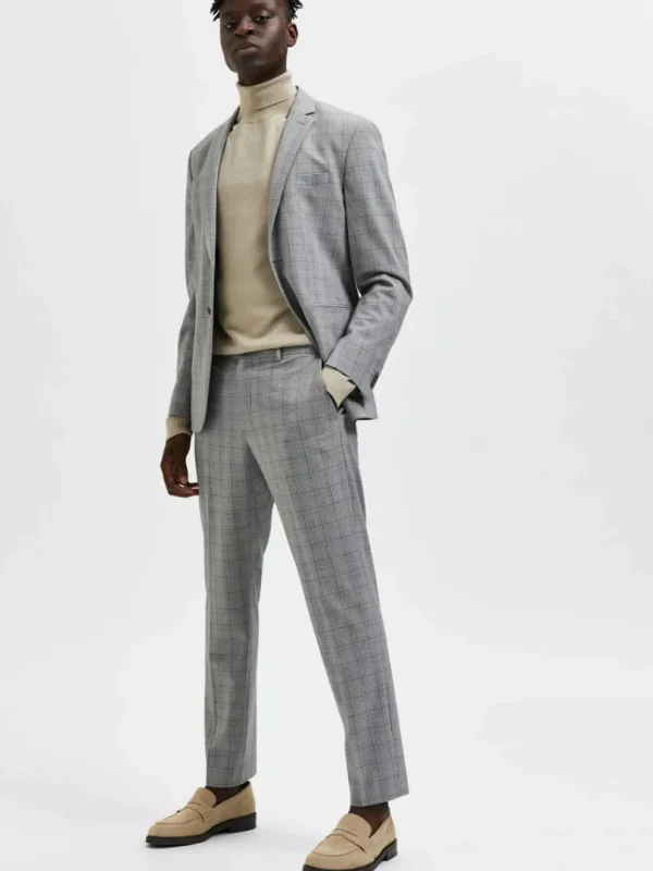 Bukser | Jakkesæt & Blazers>SELECTED TERNEDE BUKSER Grey