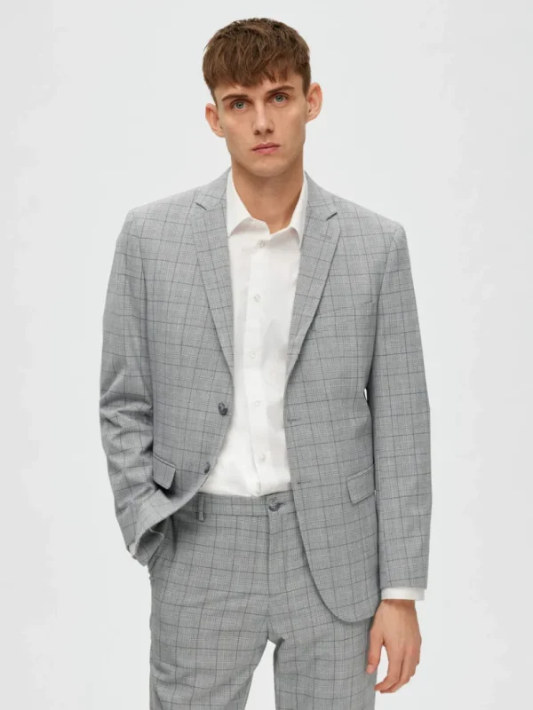 Jakkesæt & Blazers>SELECTED TERNET BLAZER Grey