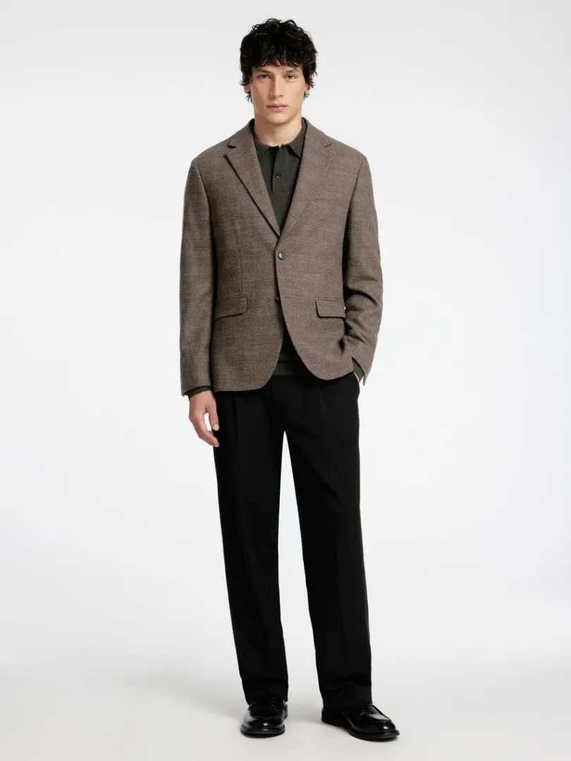 ternet_blazer_1-2.webp Jakkesæt & Blazers>SELECTED TERNET BLAZER Brown