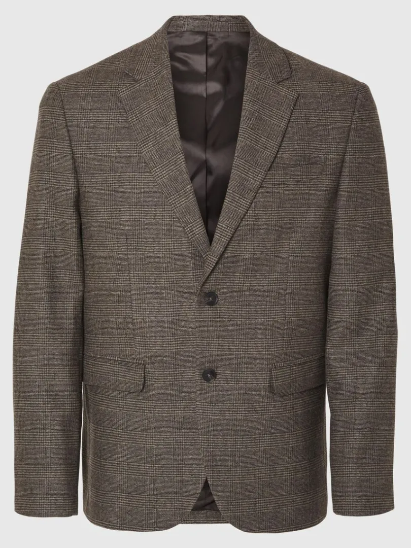 ternet_blazer_4-2.webp Jakkesæt & Blazers>SELECTED TERNET BLAZER Brown