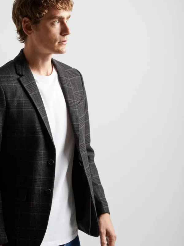 Jakkesæt & Blazers>SELECTED TERNET ENKELTRADET BLAZER Grey
