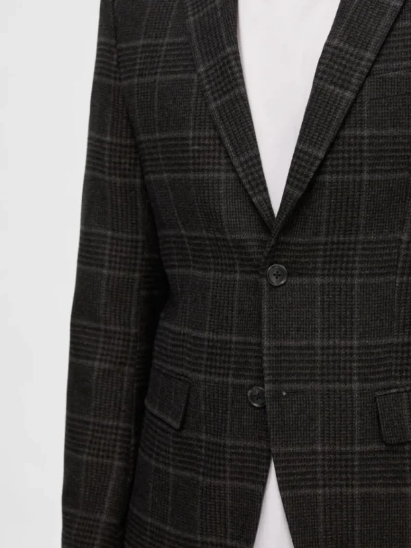 Jakkesæt & Blazers>SELECTED TERNET ENKELTRADET BLAZER Grey