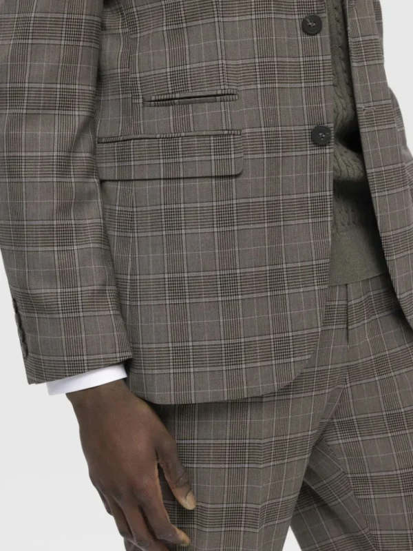 Jakkesæt & Blazers>SELECTED TERNET ENKELTRADET BLAZER Brown