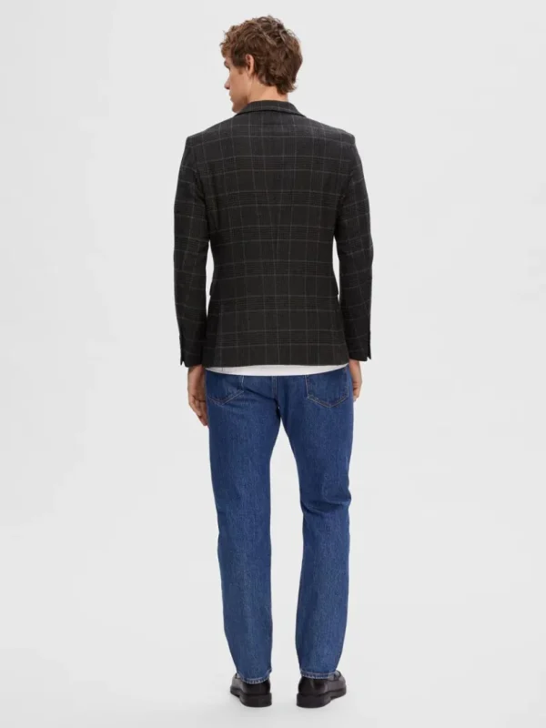 Jakkesæt & Blazers>SELECTED TERNET ENKELTRADET BLAZER Grey