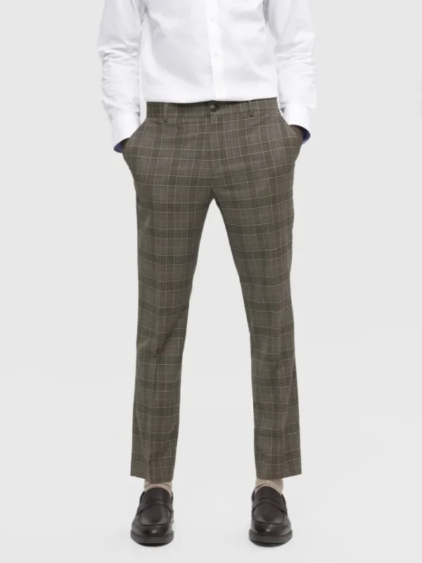 Bukser | Jakkesæt & Blazers>SELECTED TERNET HABITBUKSER Brown